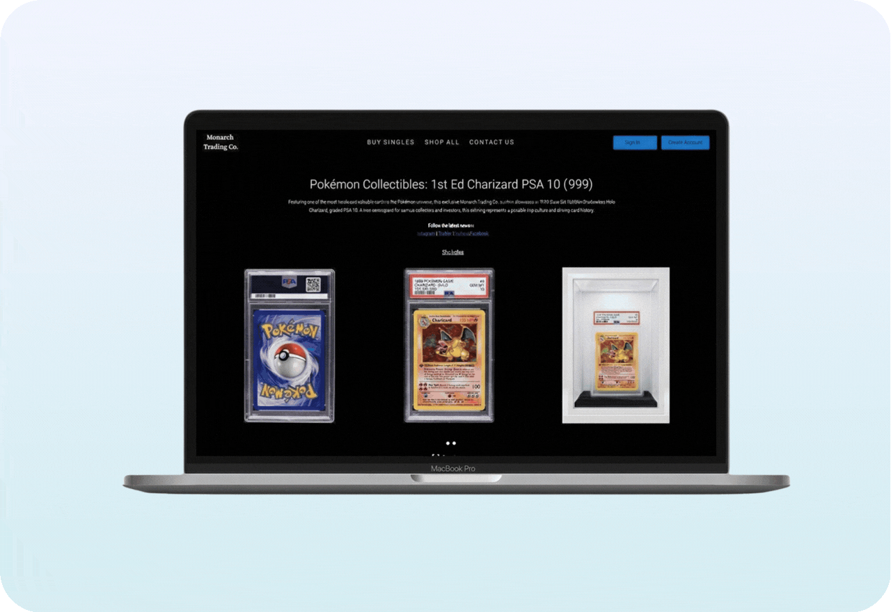 Indy Web Gifs - Multi Device Animation - Collectibles 2