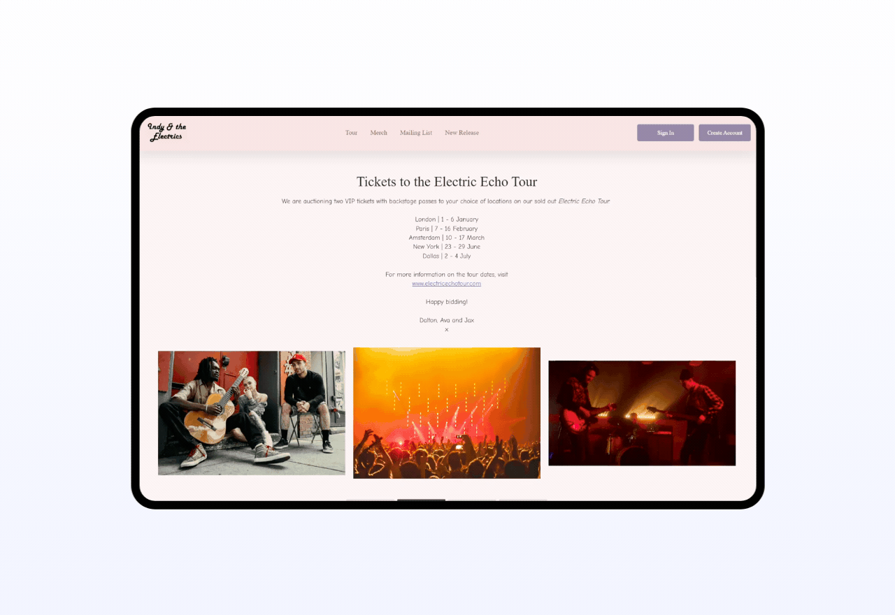 Indy Web Gifs - Electric Echo